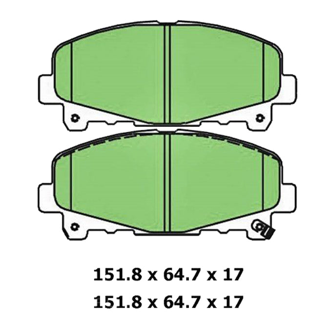 Protex Blue Disc Pads DB2118B