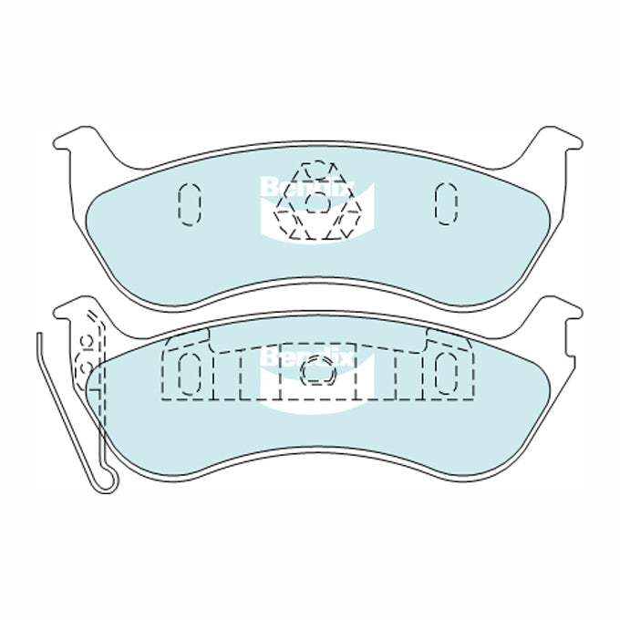 Bendix 4WD Disc Pads DB2163-4