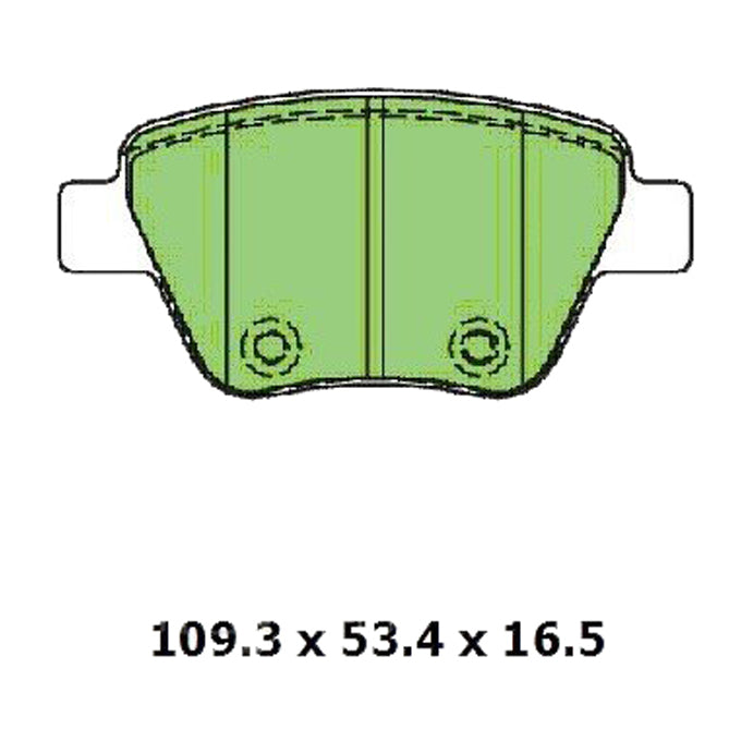Protex Ultra Ceramic Disc Pads DB2211CP
