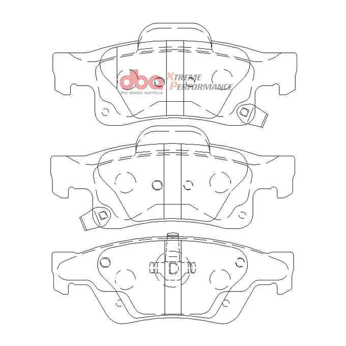 DBA Xtreme Performance Disc Pads DB2217XP