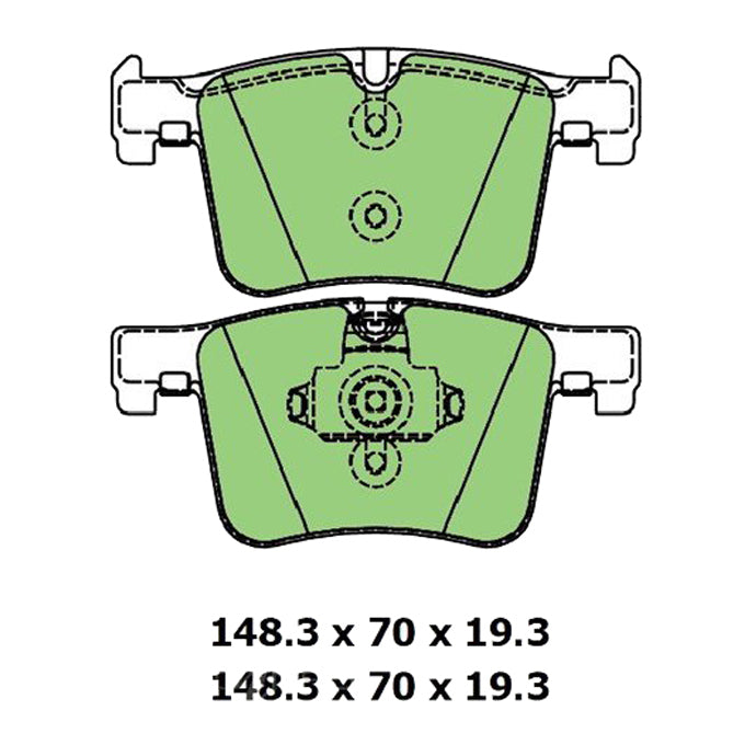 Protex Ultra Ceramic Plus Disc Pads DB2223UP