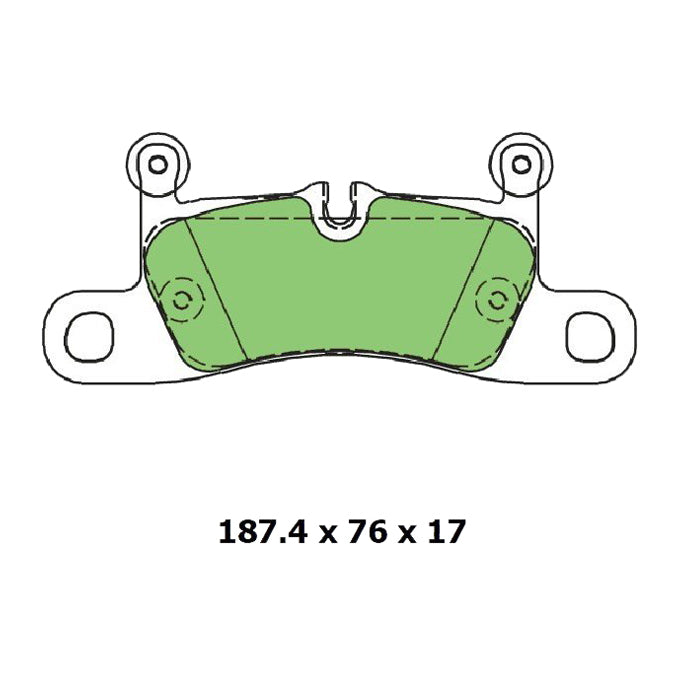 Protex Ultra Ceramic Plus Disc Pads DB2229UP