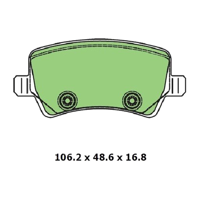 Protex Ultra Ceramic Plus Disc Pads DB2234UP