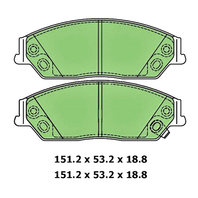 Protex Blue Disc Pads DB2243B