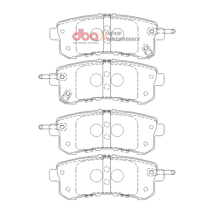 DBA Xtreme Performance Disc Pads DB2244XP