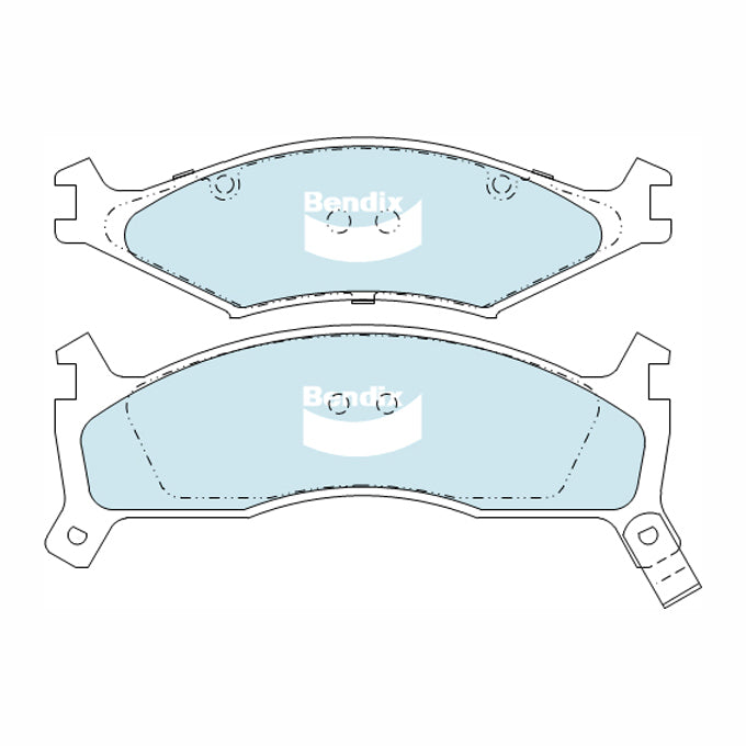 Bendix 4WD Disc Pads DB2248-4