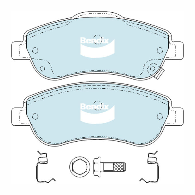 Bendix 4WD Disc Pads DB2271-4