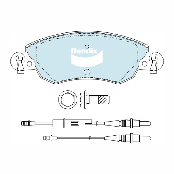 Bendix Euro+ Disc Pads DB2297EU