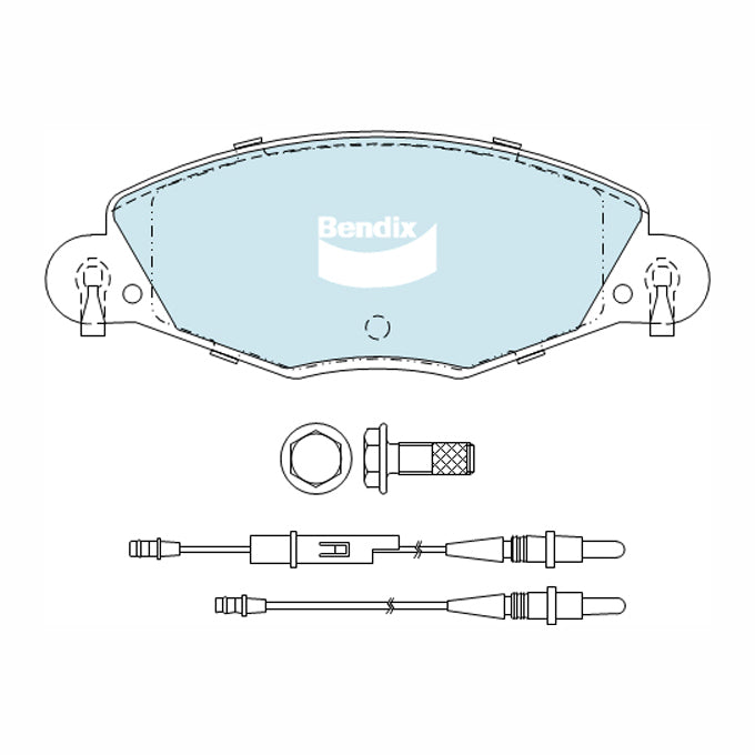 Bendix Euro+ Disc Pads DB2298EU