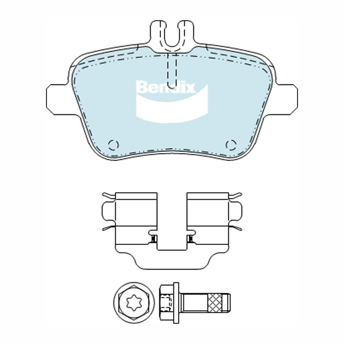 Bendix Euro+ Disc Pads DB2318EU