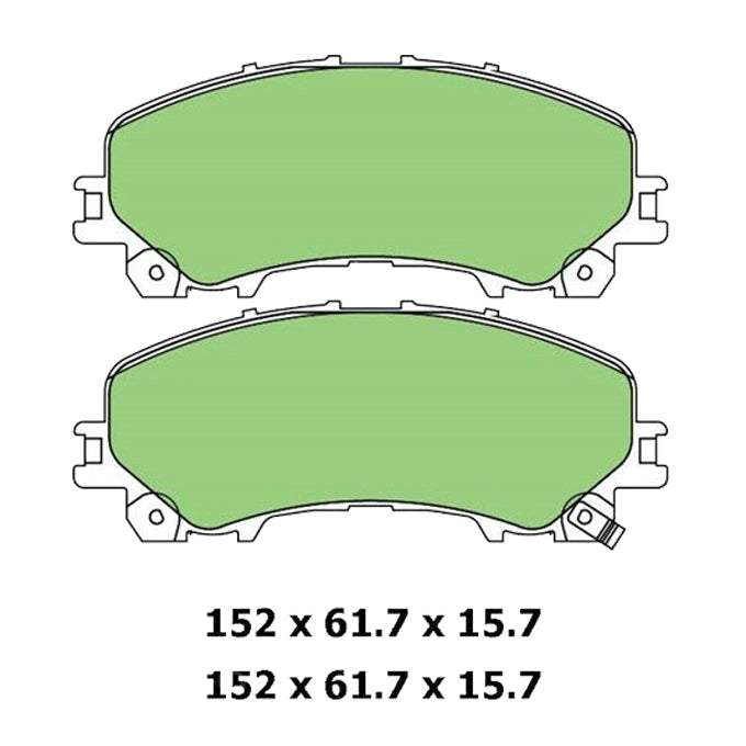 Protex Ultra Ceramic Disc Pads DB2341CP