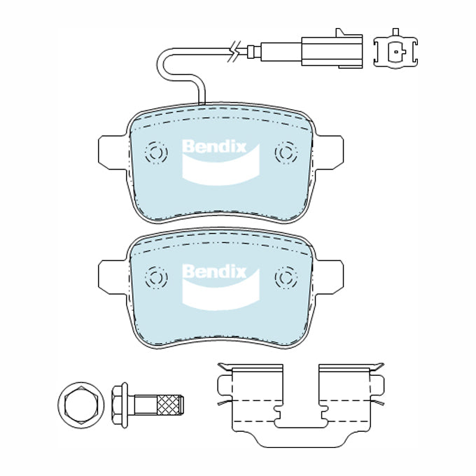 Bendix Euro+ Disc Pads DB2344EU