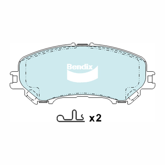 Bendix Heavy Duty Disc Pads DB2345HD