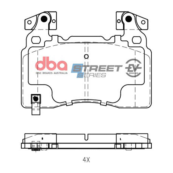 DBA Street Series EV Disc Pads DB2358ASSEV