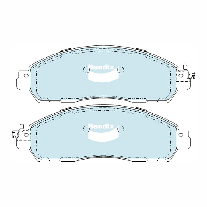 Bendix 4WD Disc Pads DB2374-4