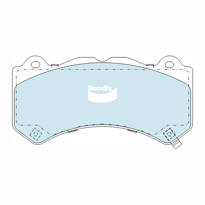 Bendix 4WD Disc Pads DB2375-4