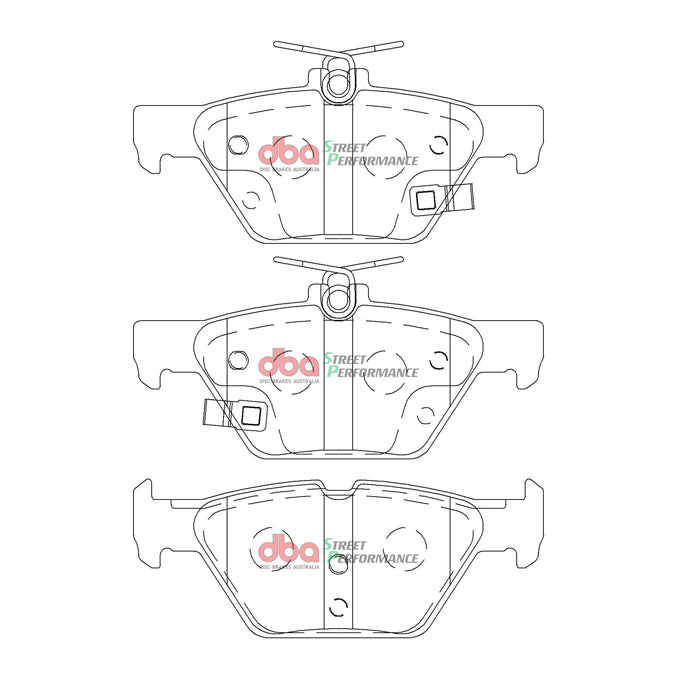DBA Street Performance Disc Pads DB2398SP