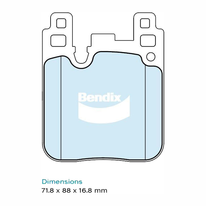 Bendix Euro+ Disc Pads DB2410EU