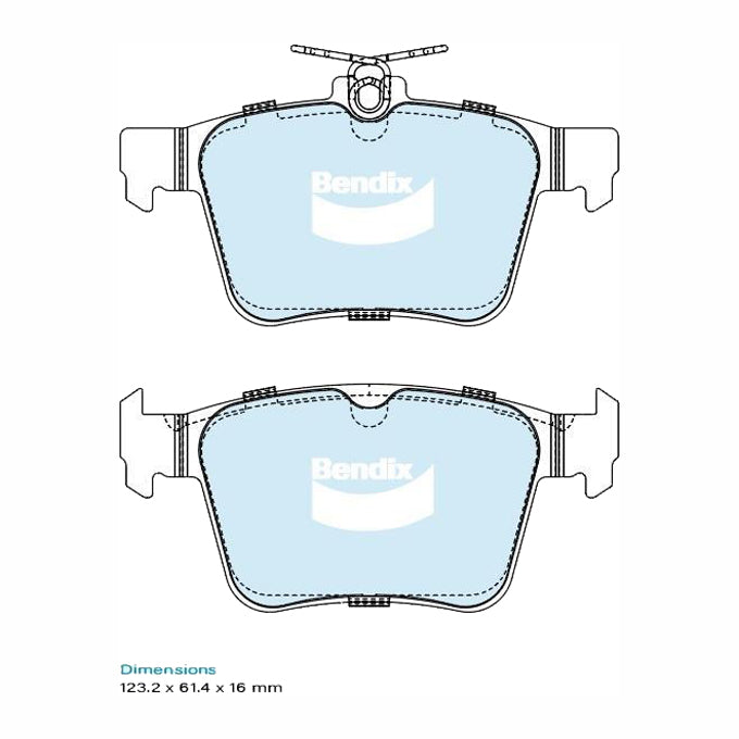 Bendix Euro+ Disc Pads DB2415EU