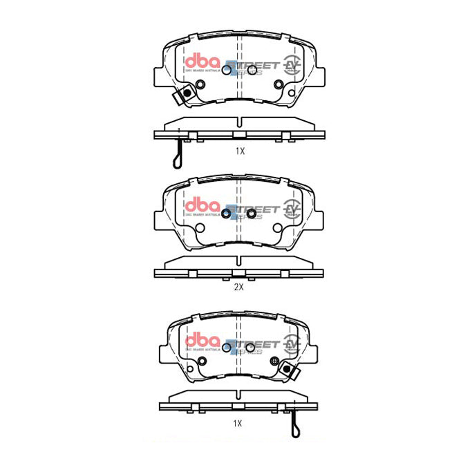 DBA Street Series EV Disc Pads DB2443SSEV