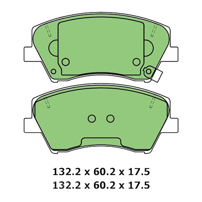 Protex Ultra Ceramic Disc Pads DB2443CP