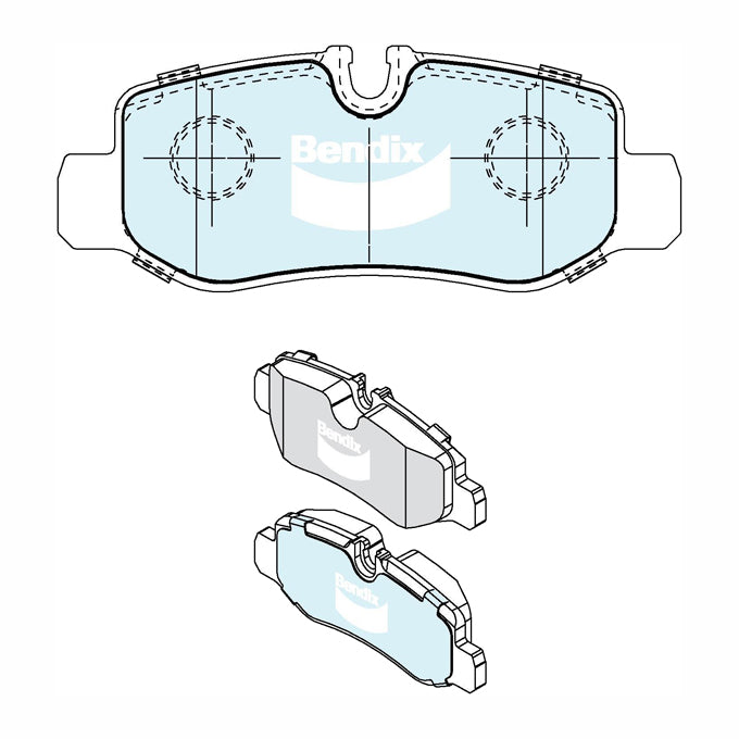 Bendix Heavy Duty Disc Pads DB2471HD