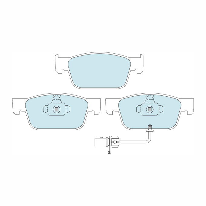Bendix Euro+ Disc Pads DB2509EU