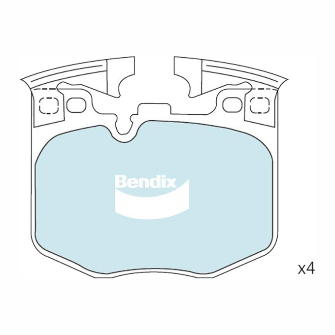 Bendix Euro+ Disc Pads DB2545EU