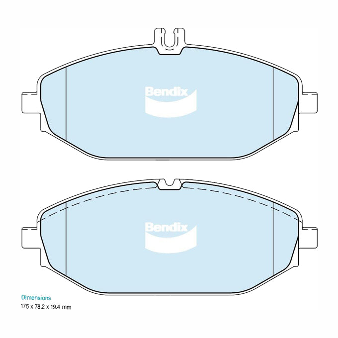 Bendix Euro+ Disc Pads DB2551EU