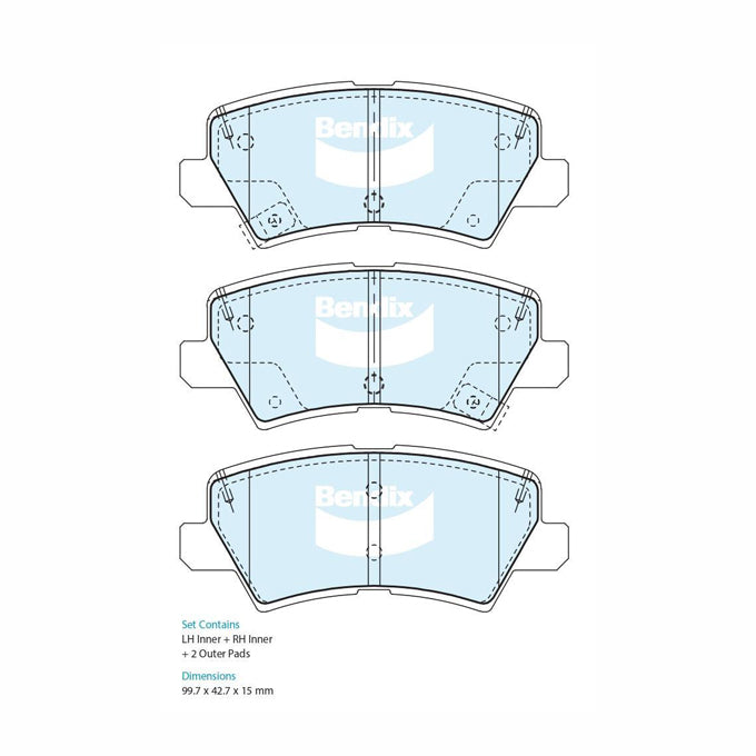 Bendix GCT Disc Pads DB2559GCT