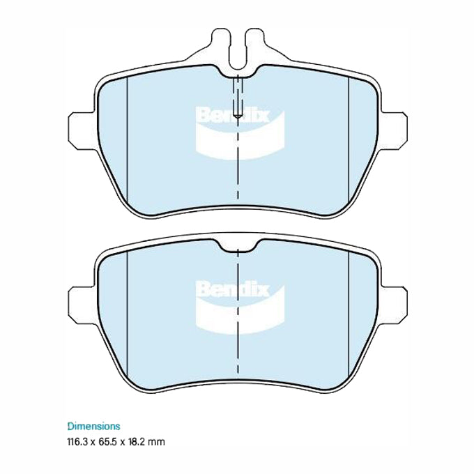 Bendix Euro+ Disc Pads DB2580EU