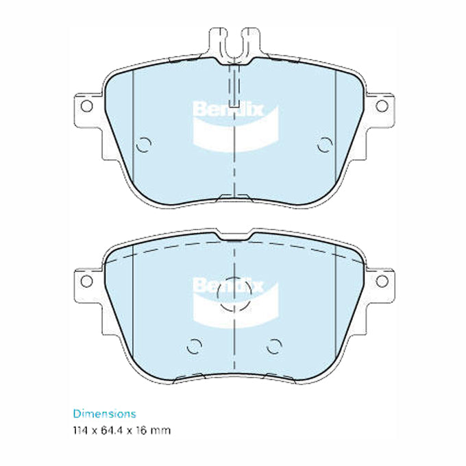 Bendix Euro+ Disc Pads DB2581EU