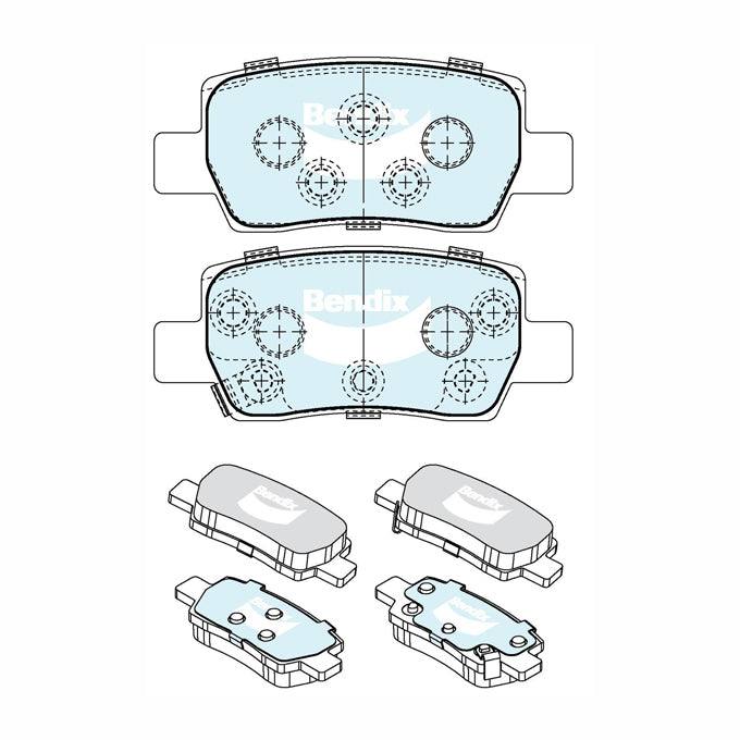Bendix GCT Disc Pads DB2665GCT