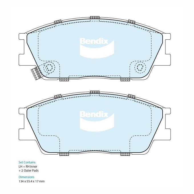 Bendix GCT Disc Pads DB2670GCT