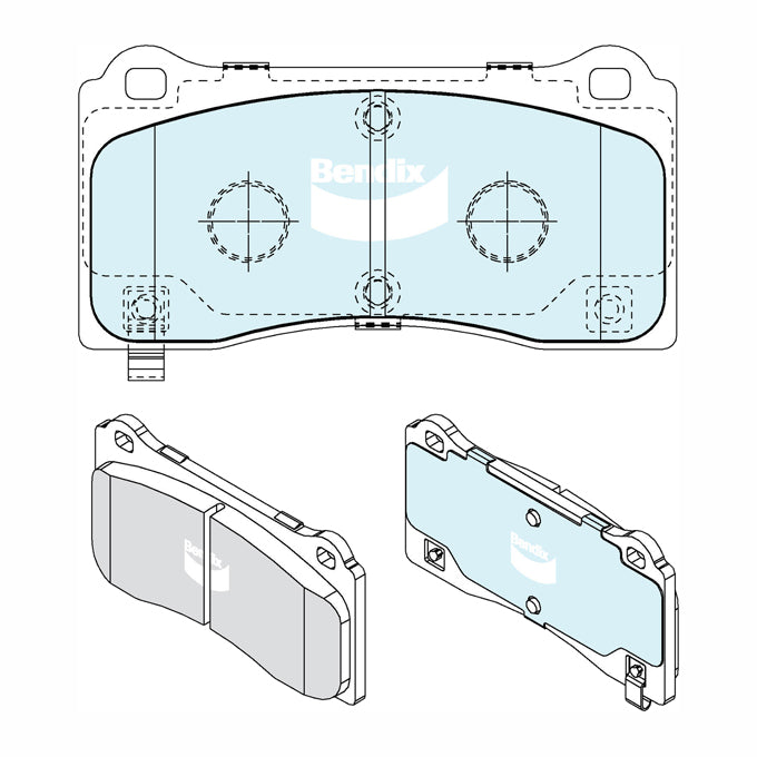 Bendix EV-Hybrid Disc Pads DB2674EV
