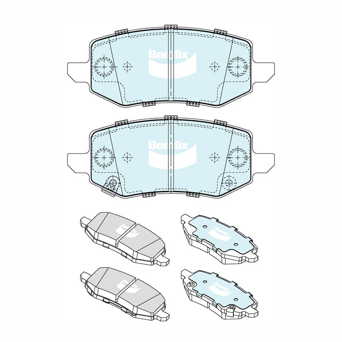 Bendix 4WD Disc Pads DB2688-4