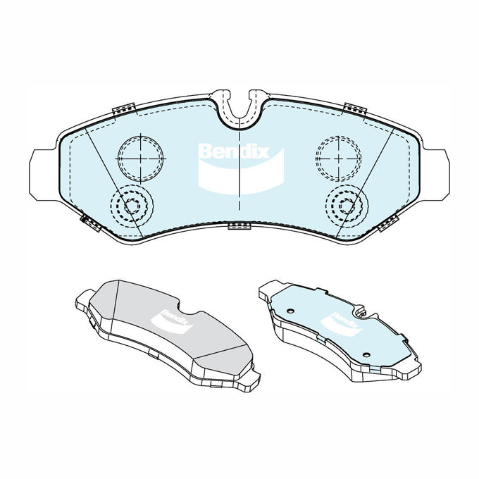 Bendix Heavy Duty Disc Pads DB2695HD