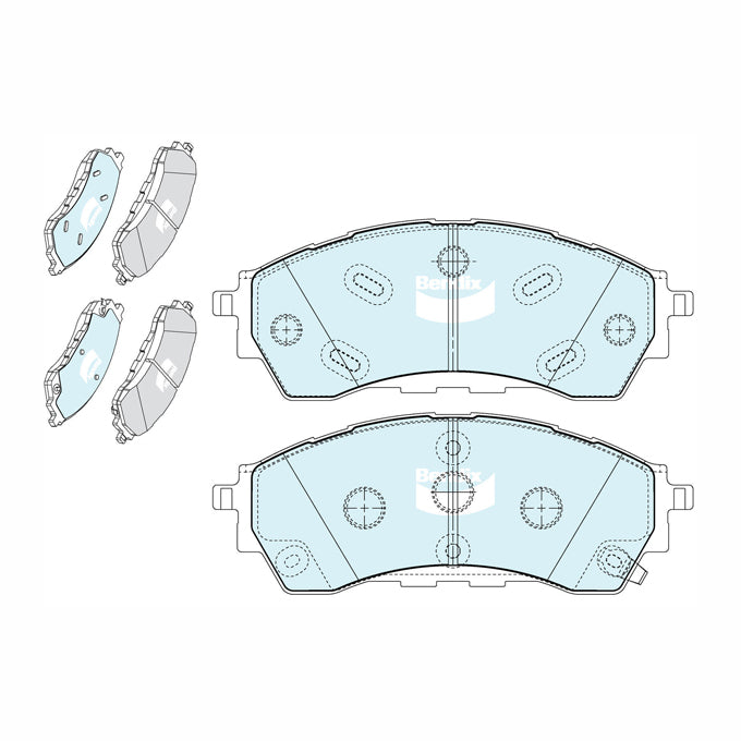 Bendix 4WD Disc Pads DB2699-4