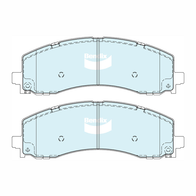 Bendix 4WD Disc Pads DB2704-4