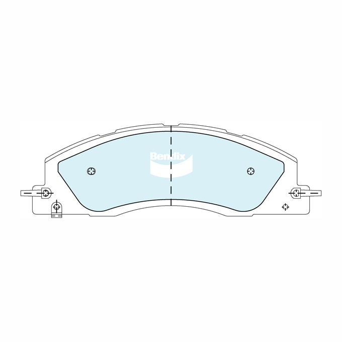 Bendix 4WD Disc Pads DB2705-4
