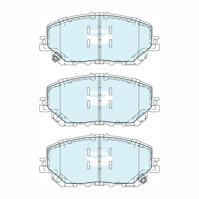 Bendix 4WD Disc Pads DB2706-4