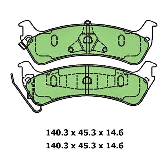 Protex Ultra Select Disc Pads CDB3000M