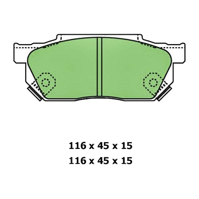 Protex Ultra Ceramic Disc Pads DB300CP