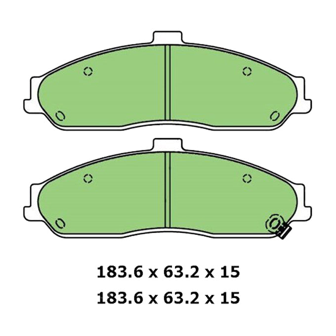 Protex Ultra Select Disc Pads CDB3019M