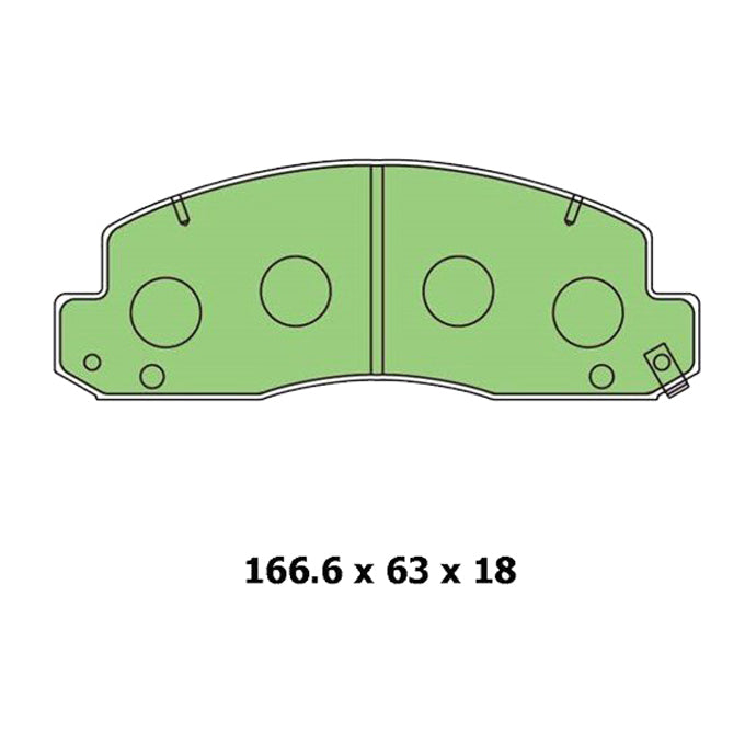 Protex Ultra Select Disc Pads CDB3047M