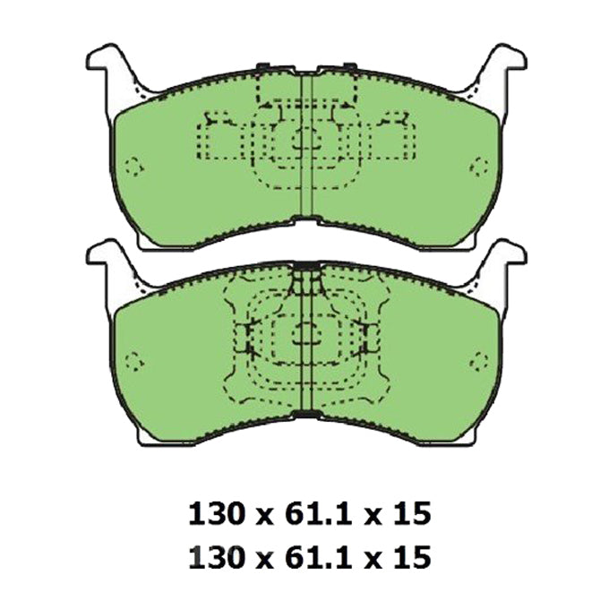 Protex Blue Disc Pads DB304B