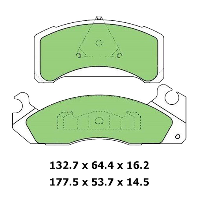 Protex Ultra Select Disc Pads CDB3134M