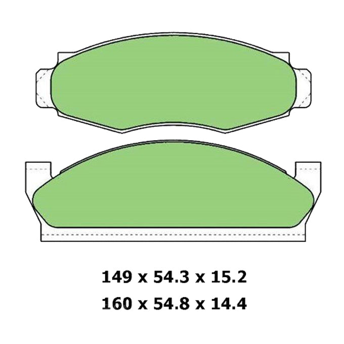 Protex Ultra Select Disc Pads CDB3143M