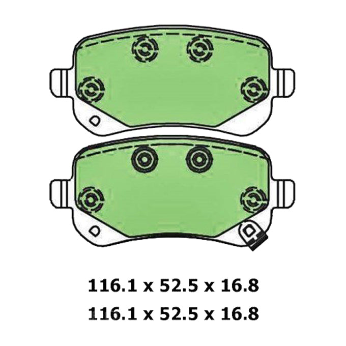 Protex Ultra Select Disc Pads CDB3155M