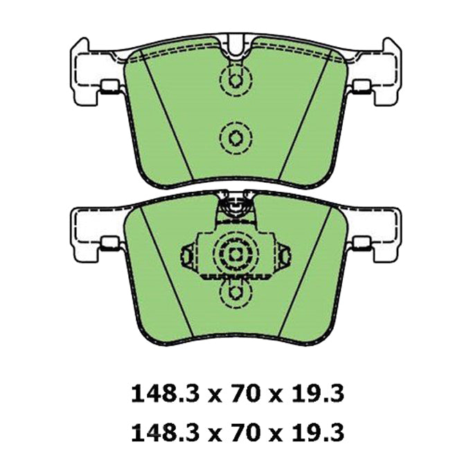 Protex Ultra Ceramic Disc Pads DB3176CP